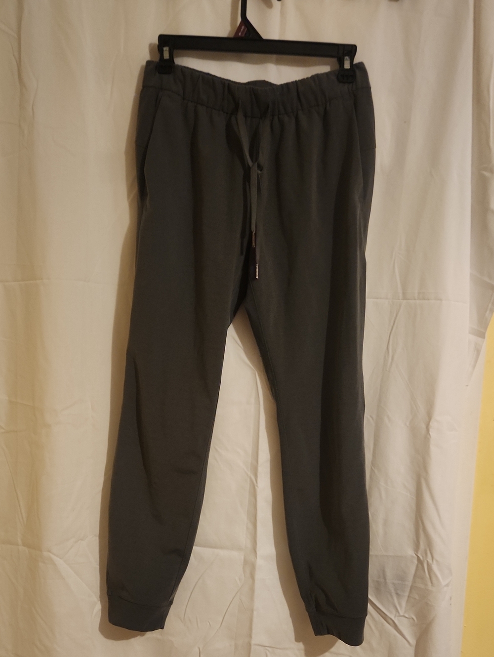 Women's Dark Gray Drawstring Jogger Pants